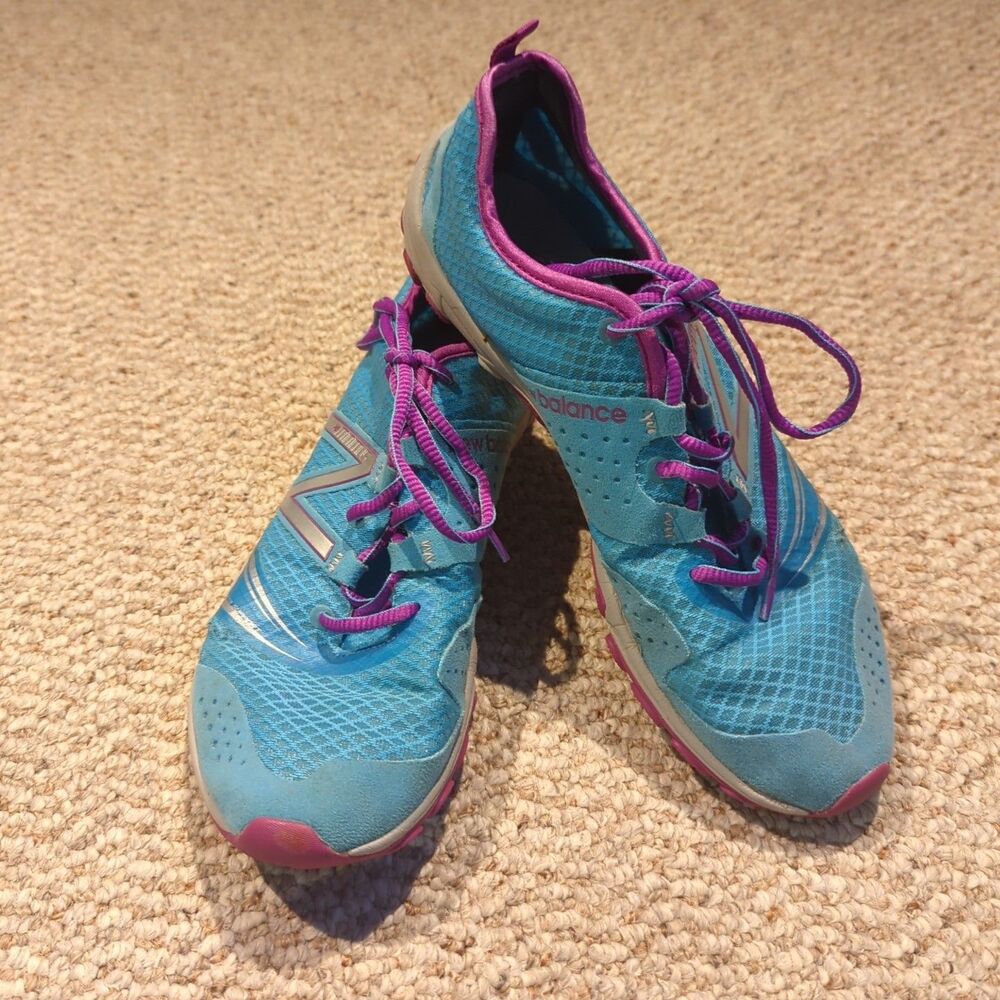 New Balance Minimus 20v2 Shoes Sneakers Womens 10 Blue Purple WT20AP2 Minimalist